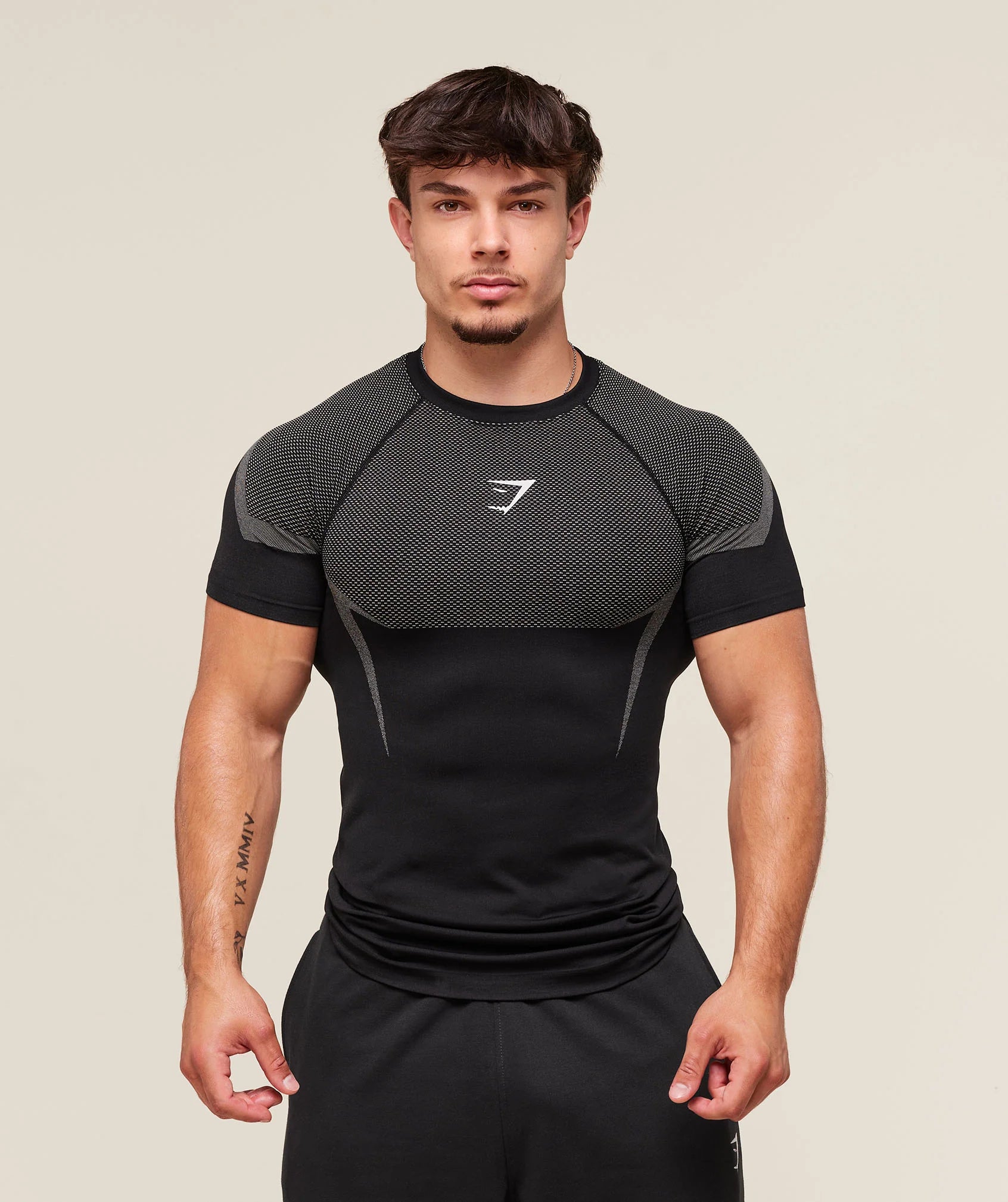 Gymshark Onyx 5.0 Seamless T-Shirt Blackxgrey – Drip Zone