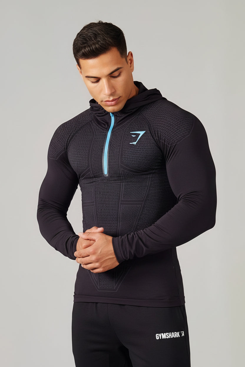 Onyx v1.0 Compression Hooded Long Sleeve – Drip Zone