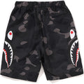 Color Camo Side Shark Beach Shorts