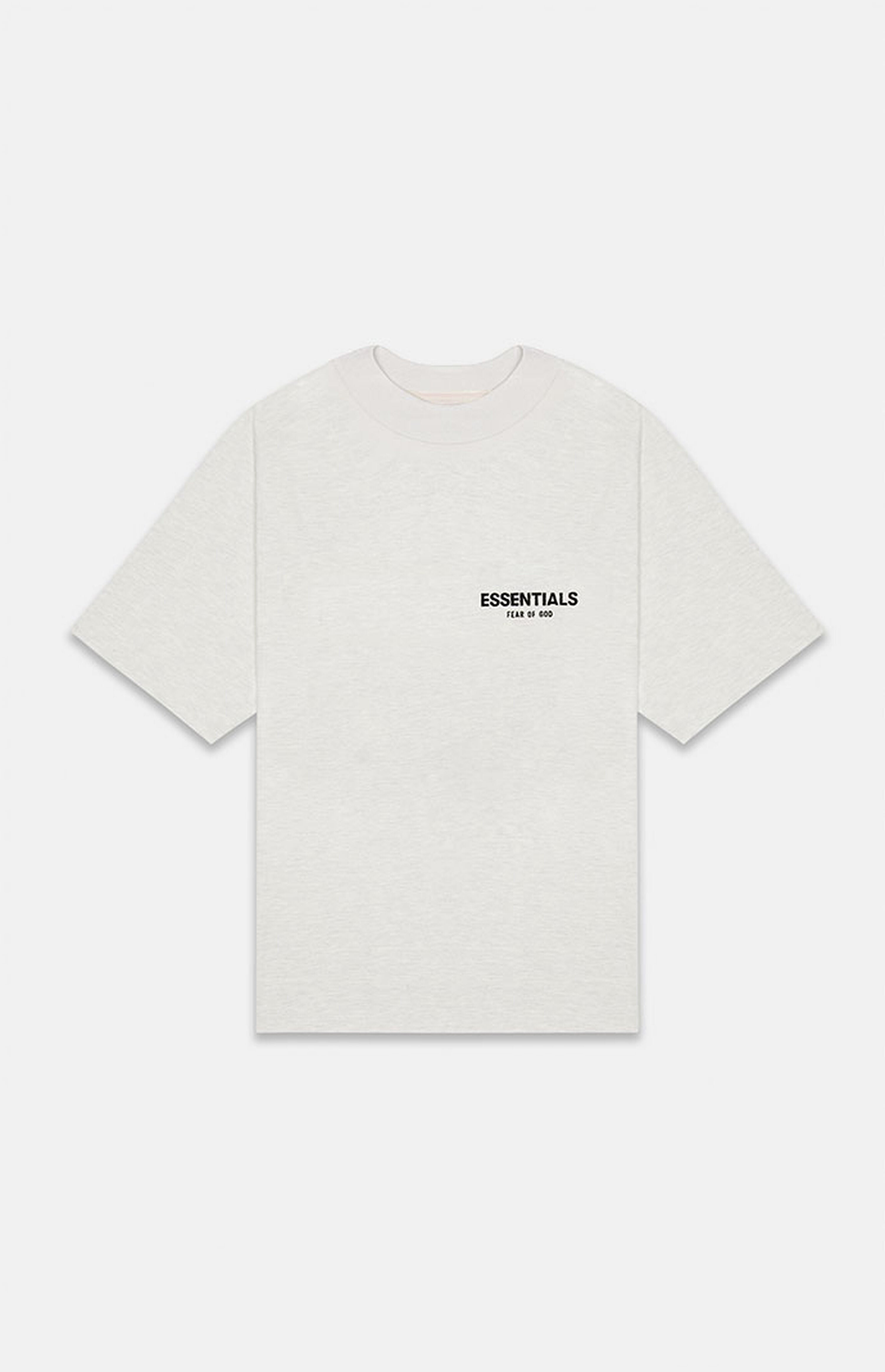Fear of God Essentials T-shirt FW22 Light/Dark oatmeal