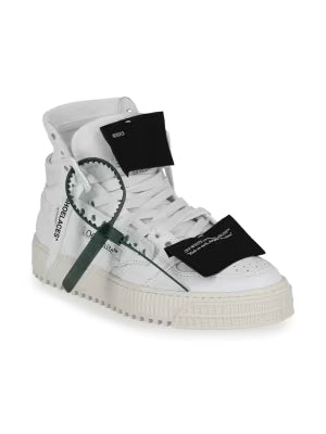 حذاء سنيكرز Off-White 3.0 Off Court برقبة عالية وشعار