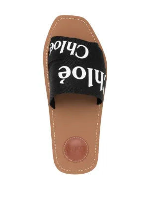 Chloé Woody logo-detail sandals