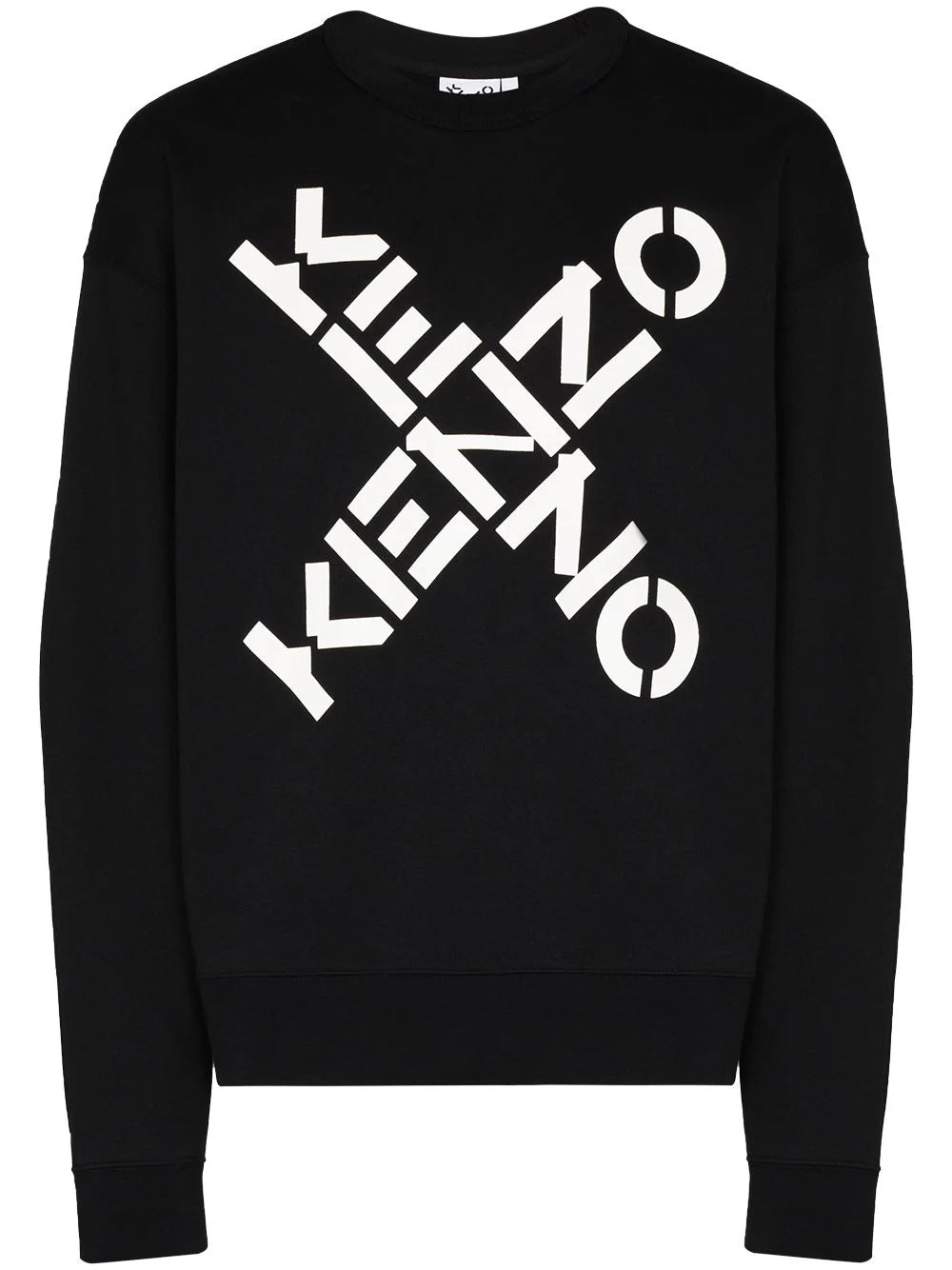 KENZO Cross Logo Sweatshirt Black
