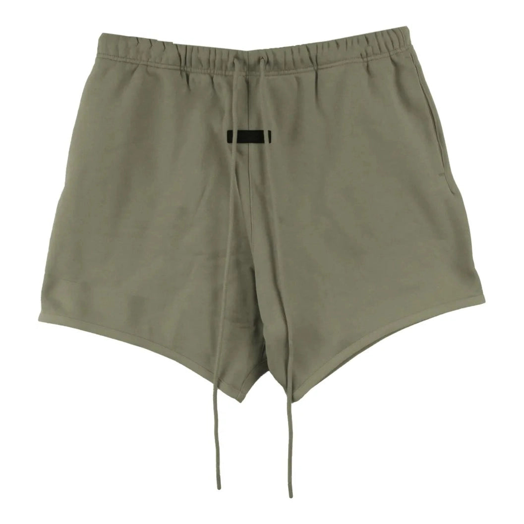 FEAR OF GOD ESSENTIALS logo-patch drawstring-waist Track Shorts | Green