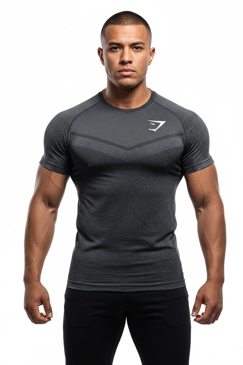 Devant seamless compression short sleeves