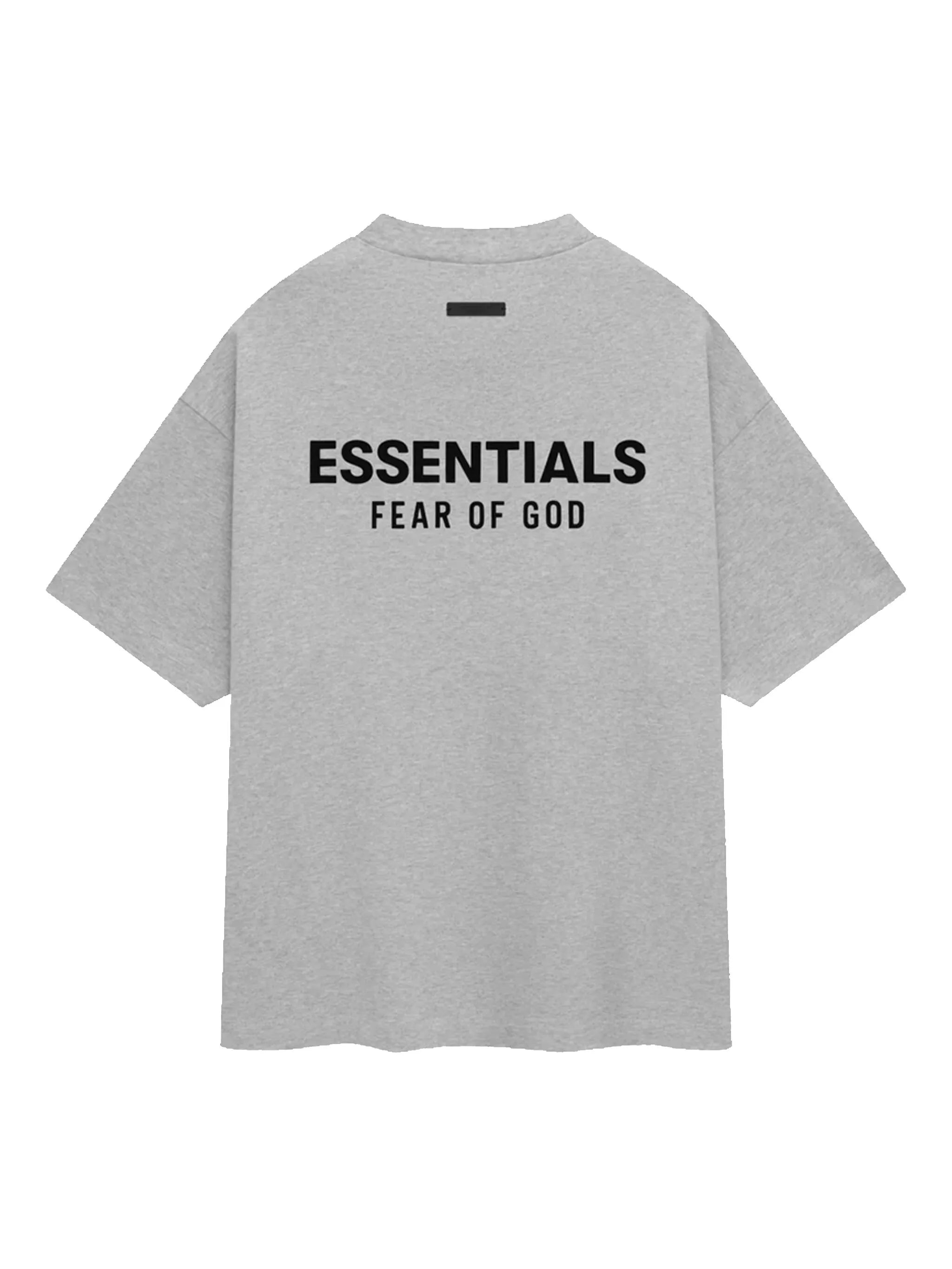 Fear of God Essentials T-shirt FW22 Light/Dark oatmeal