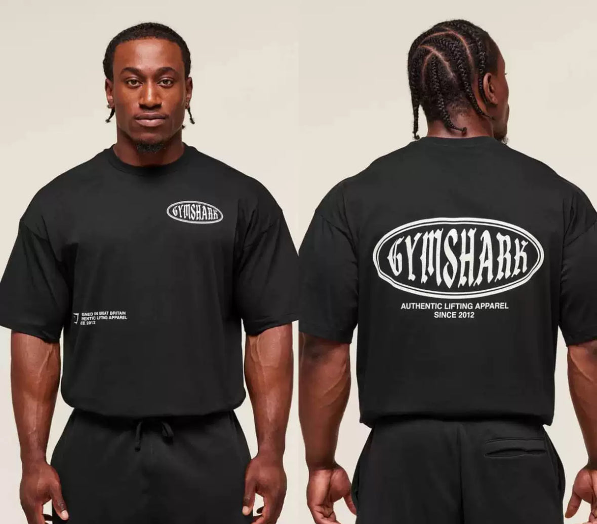 تيشيرتات أوفر سايز من Gymshark (طلب مسبق)