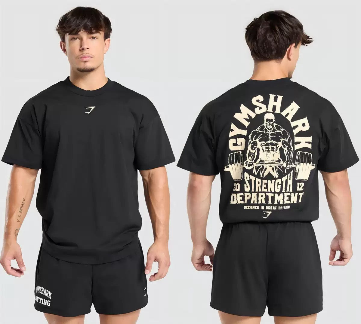 تيشيرتات أوفر سايز من Gymshark (طلب مسبق)