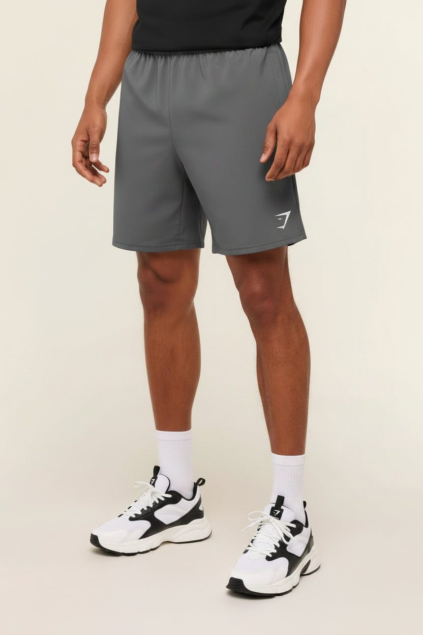 Slim Fit Grey Shorts