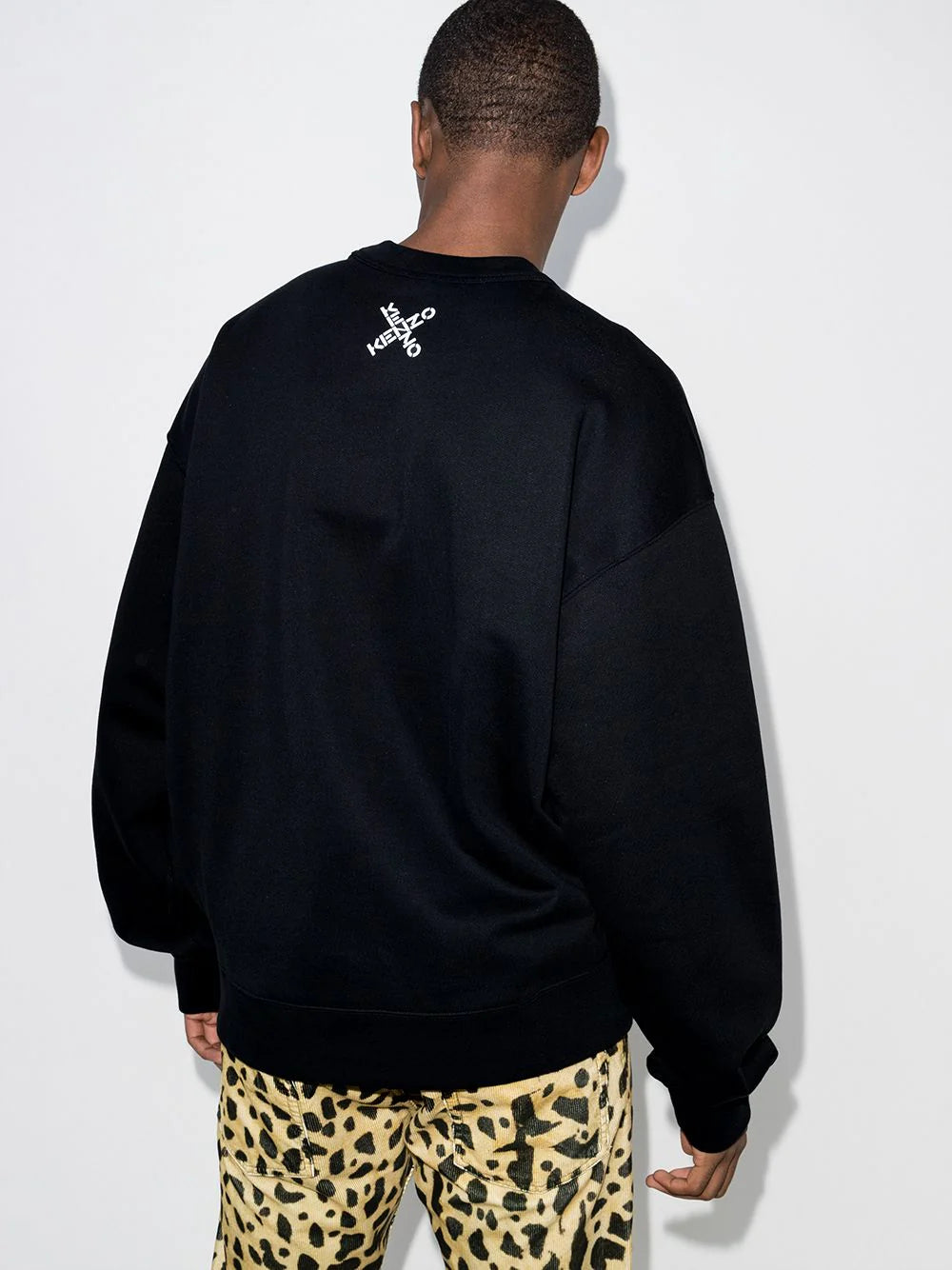 KENZO Cross Logo Sweatshirt Black