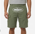 Corteiz Alcatraz Cargo Shorts Green