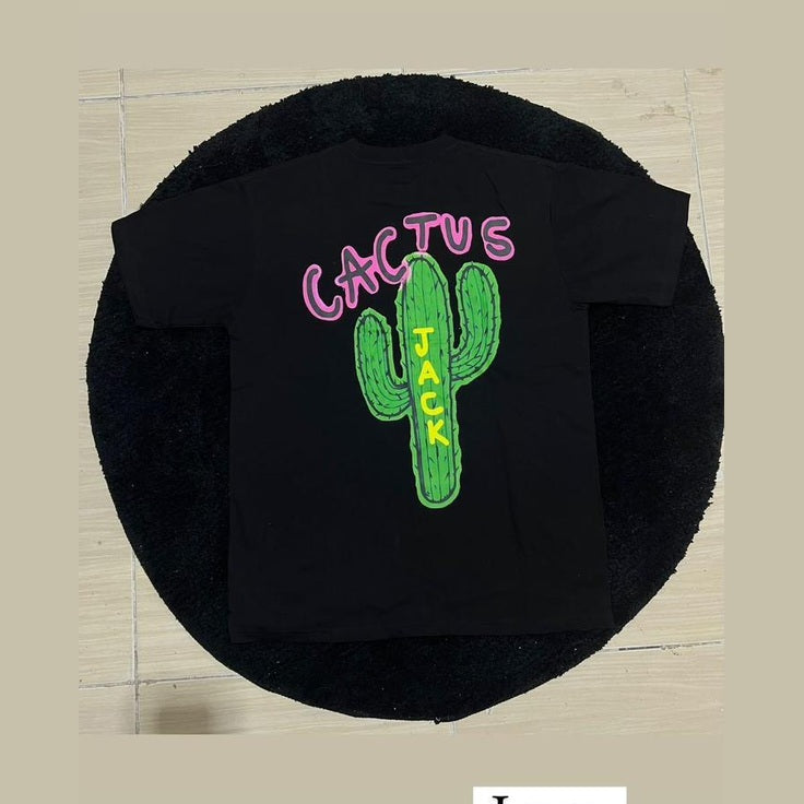 Cactus Jack Black Tee