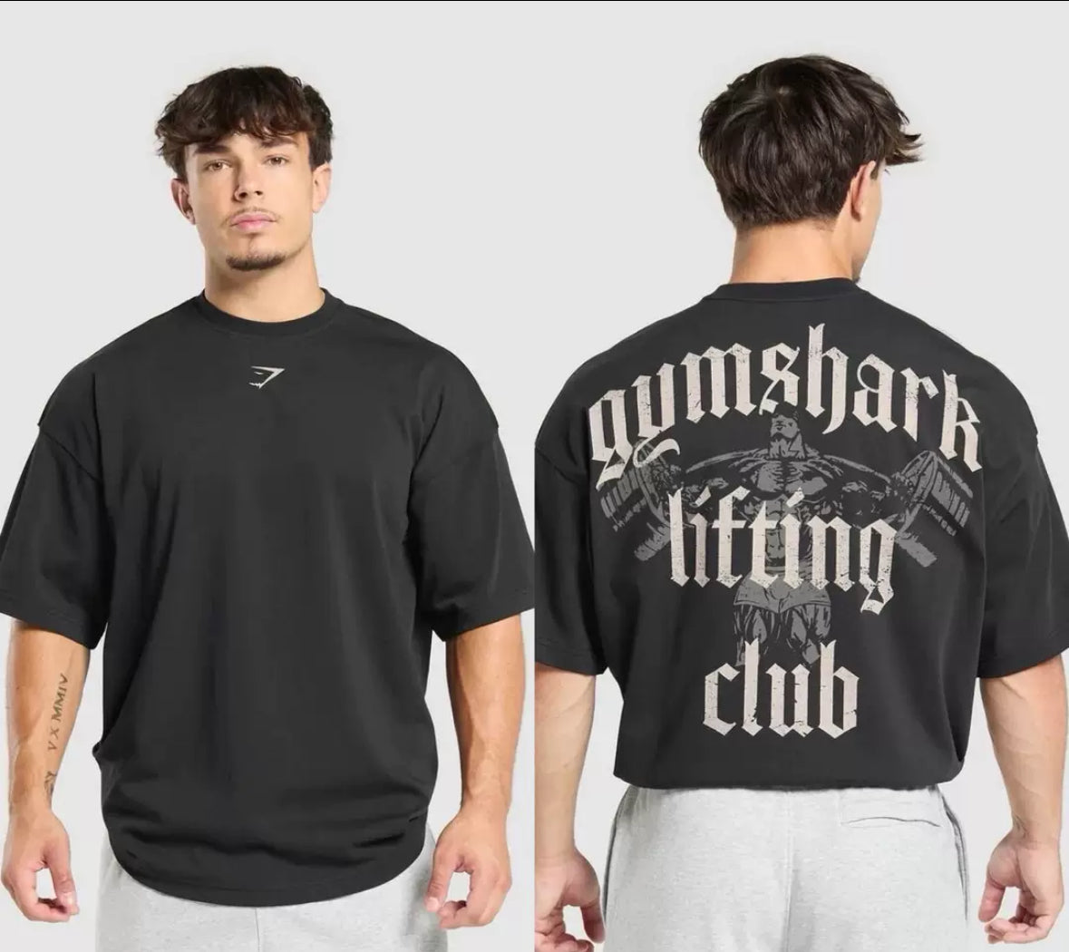 تيشيرتات أوفر سايز من Gymshark (طلب مسبق)