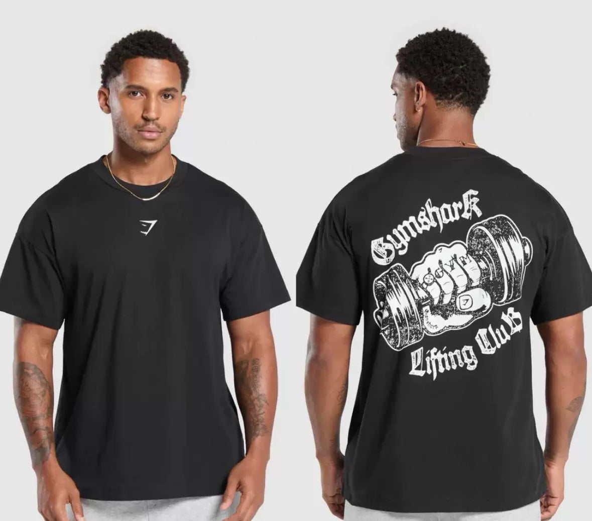 تيشيرتات أوفر سايز من Gymshark (طلب مسبق)
