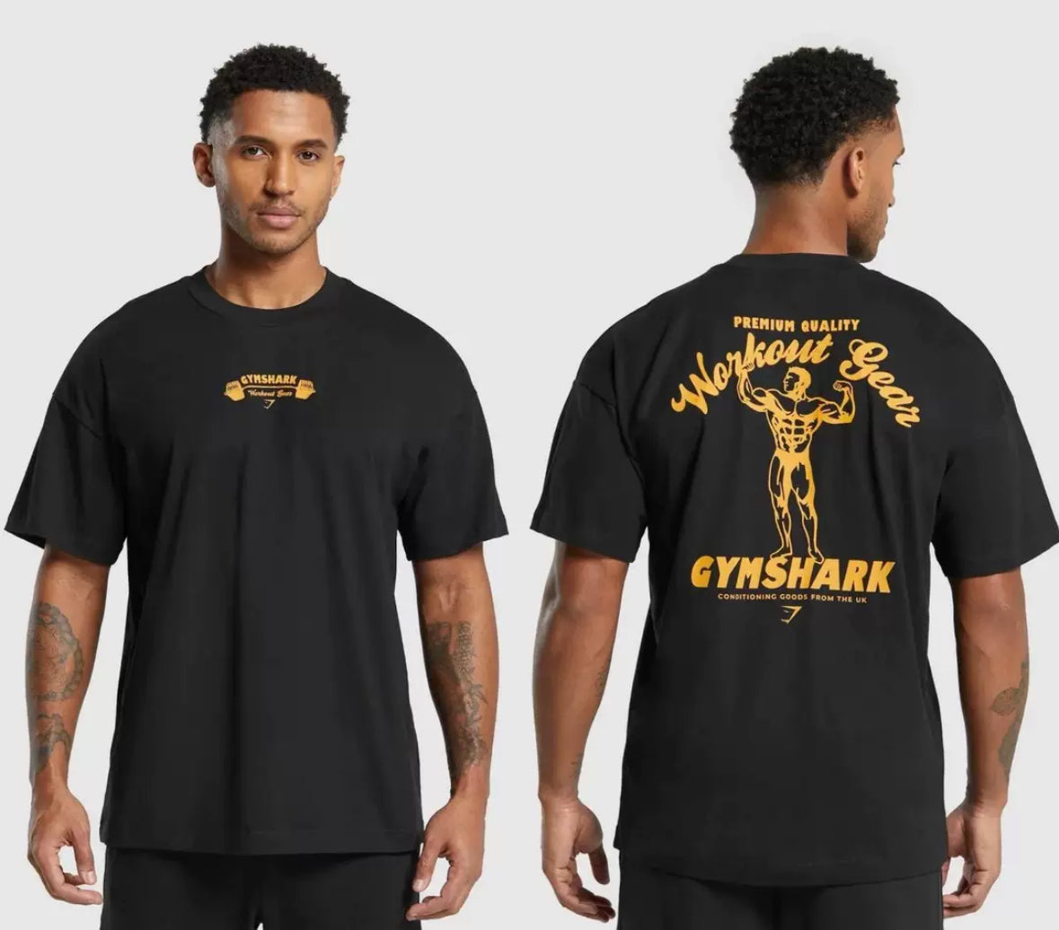 تيشيرتات أوفر سايز من Gymshark (طلب مسبق)