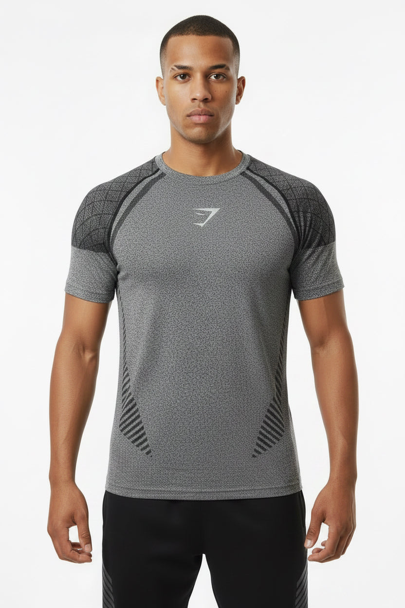 Devant seamless compression short sleeves
