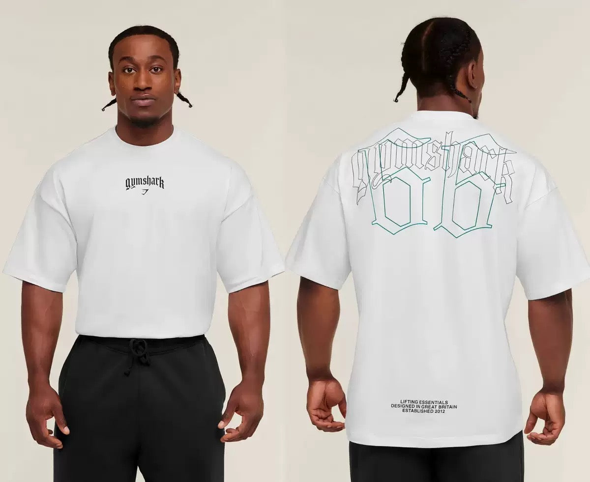 تيشيرتات أوفر سايز من Gymshark (طلب مسبق)