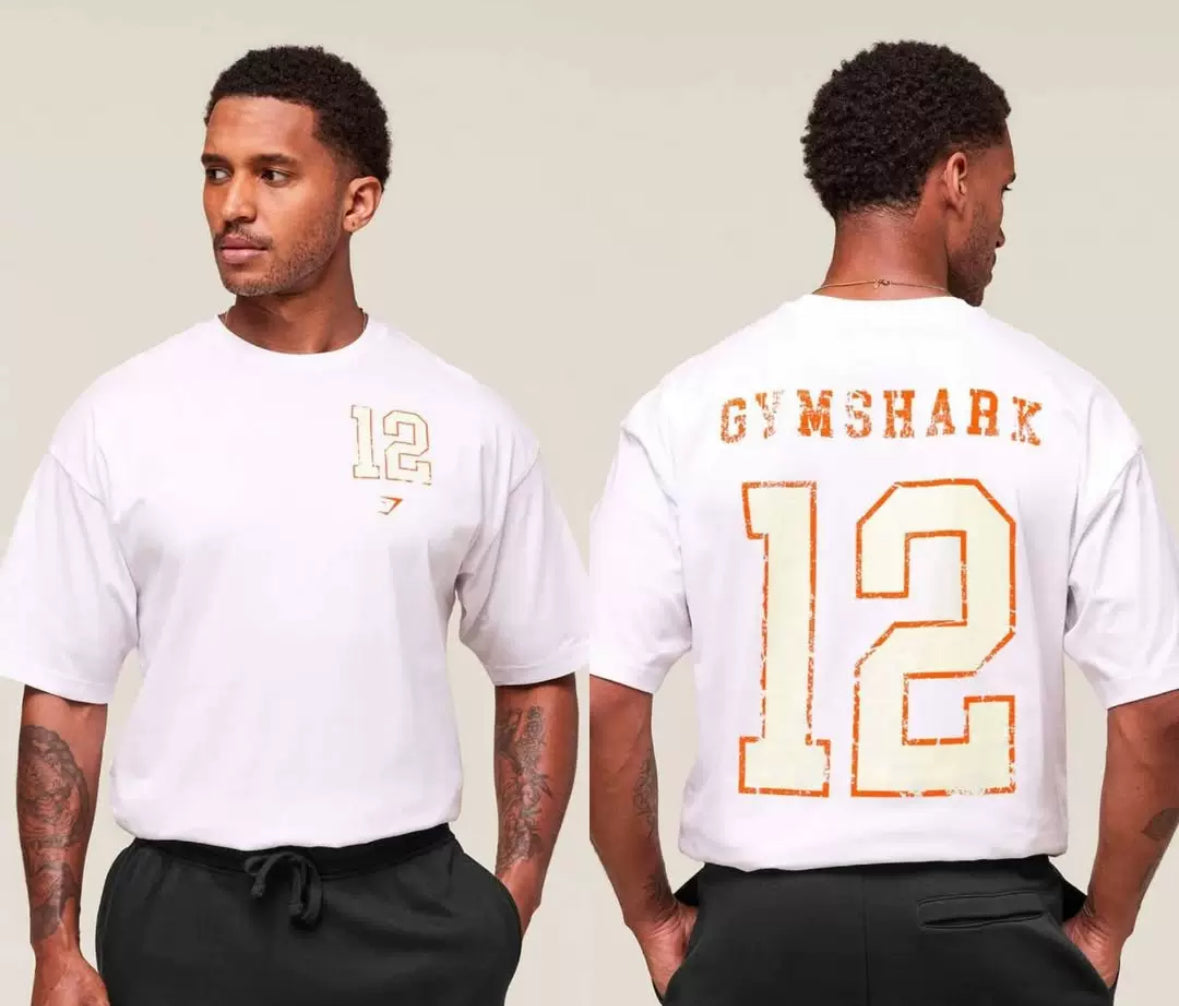 تيشيرتات أوفر سايز من Gymshark (طلب مسبق)