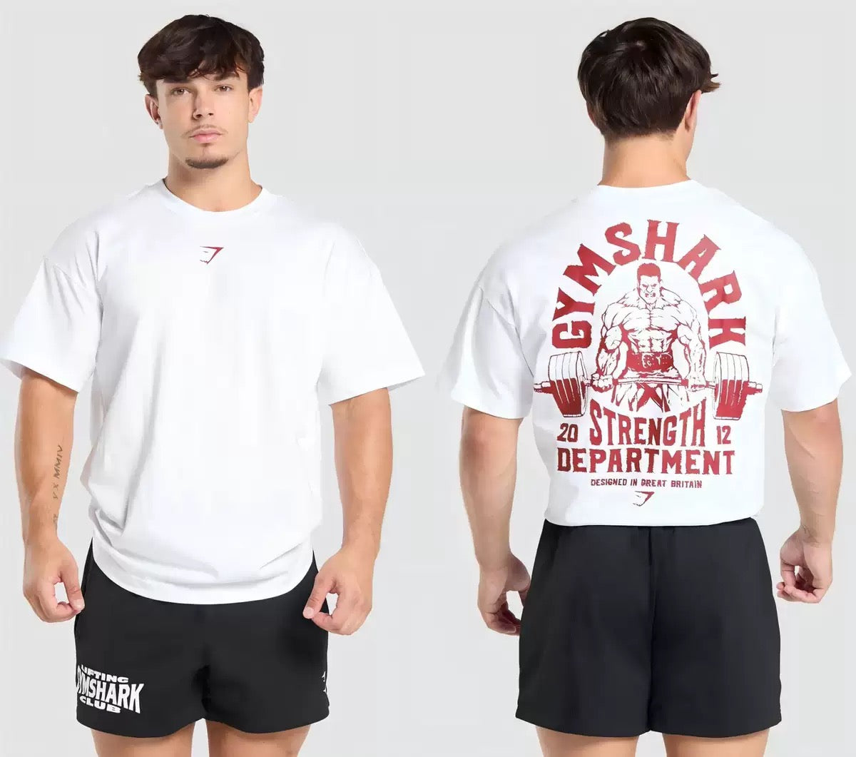تيشيرتات أوفر سايز من Gymshark (طلب مسبق)