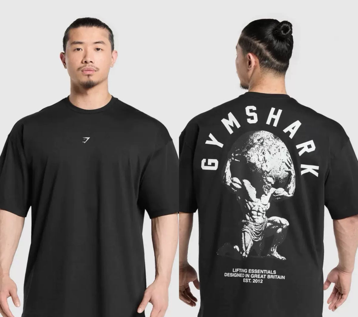 تيشيرتات أوفر سايز من Gymshark (طلب مسبق)