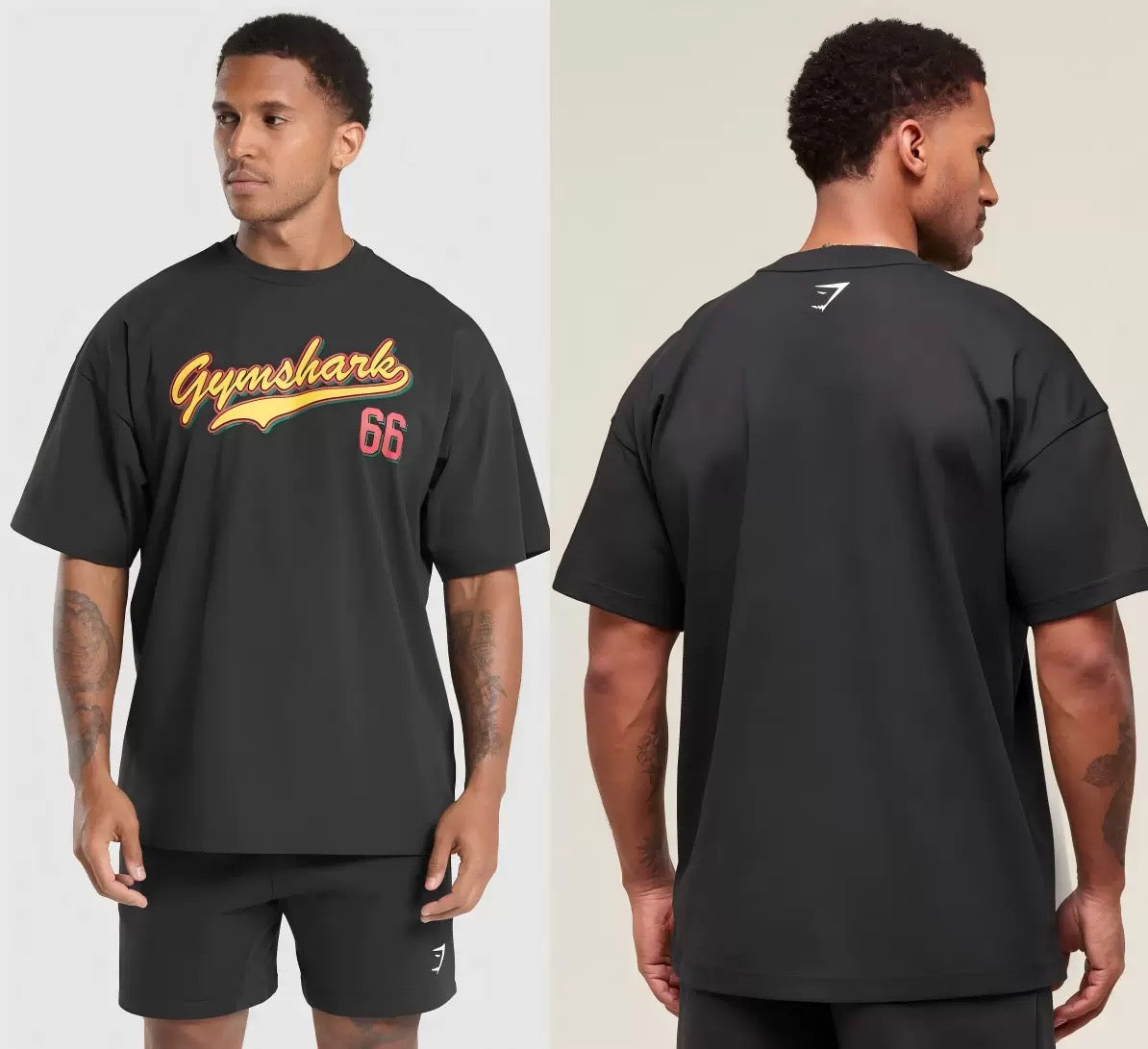 تيشيرتات أوفر سايز من Gymshark (طلب مسبق)