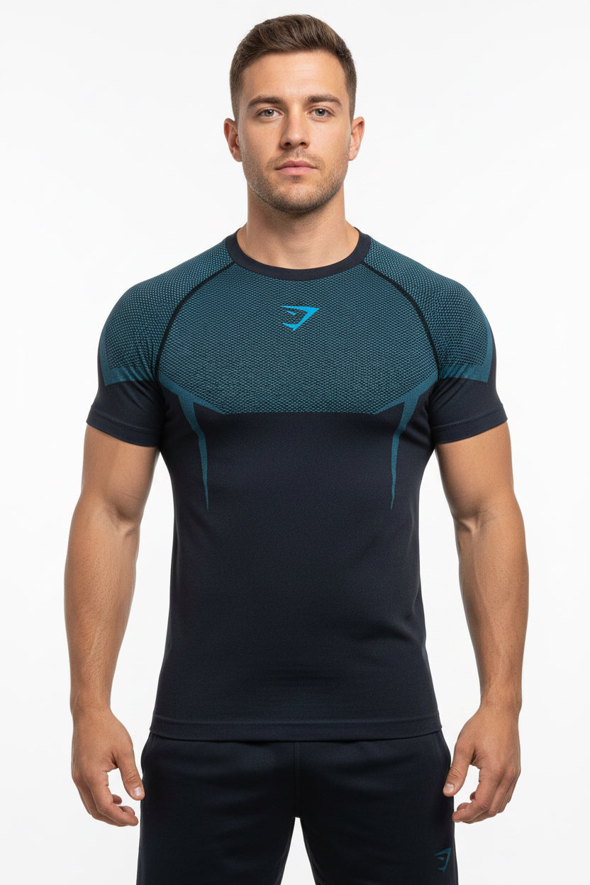 Onyx 5.0 Seamless T-Shirt Blue
