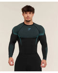 Gymshark onyx 5.0 long sleeve blue/green