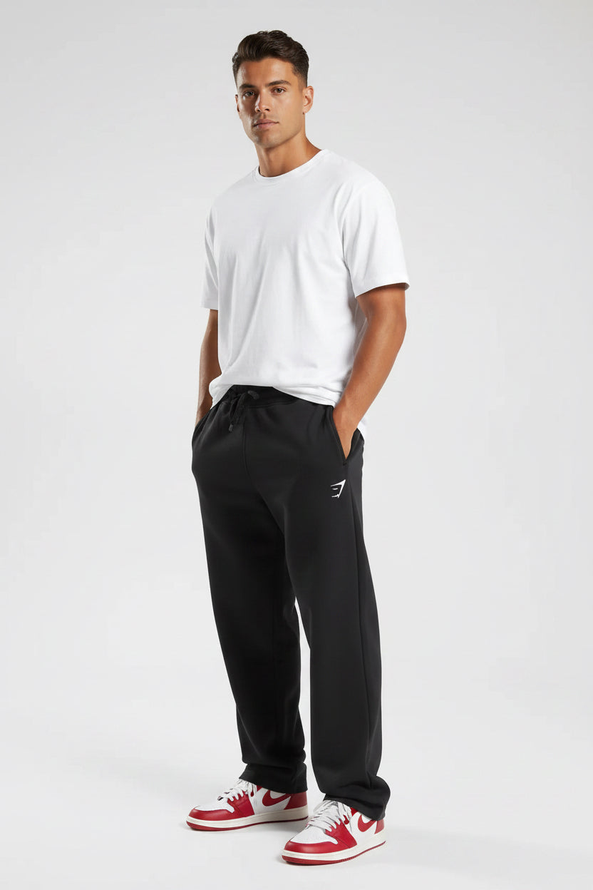 Black/Grey Track Pants