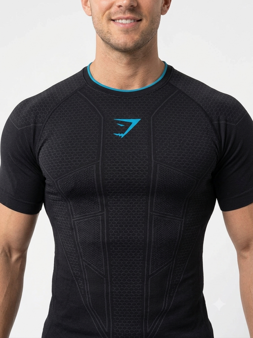 Gymwear Onyx 5.0 Seamless T-Shirt Red – Drip Zone