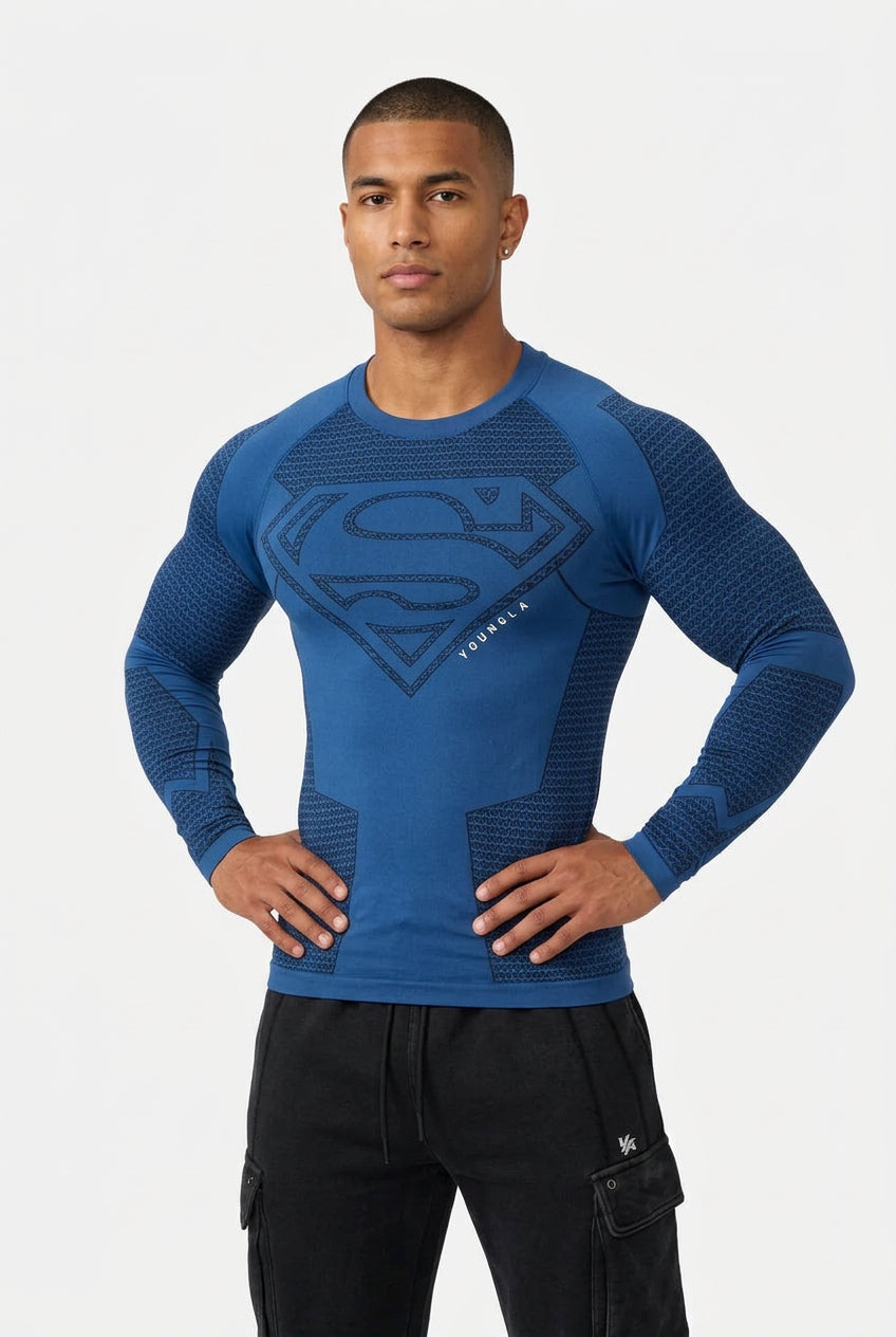 SUPERMAN COMPRESSION LONGSLEEVES