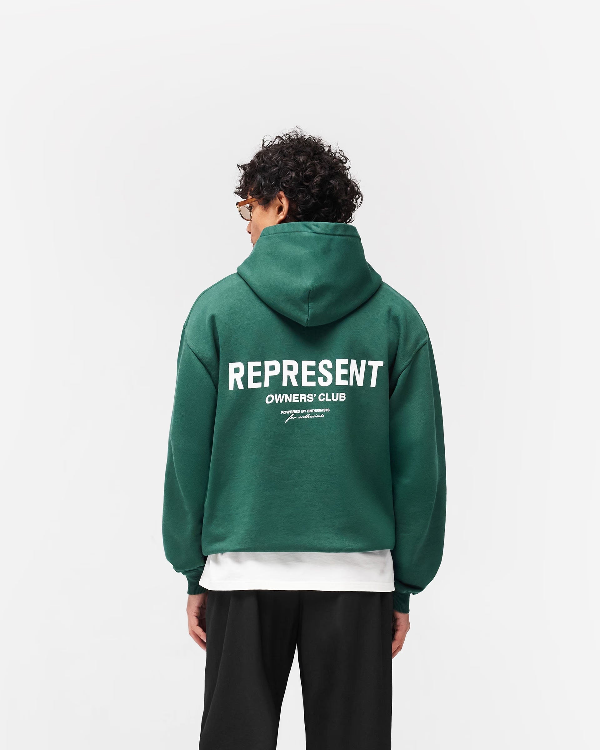 Represent Owners Club Hoodie أخضر