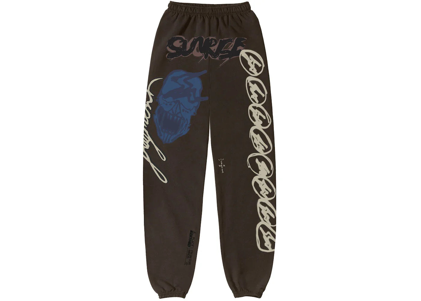 Travis Scott Cactus Jack For Fragment Sunrise Sweatpants بني