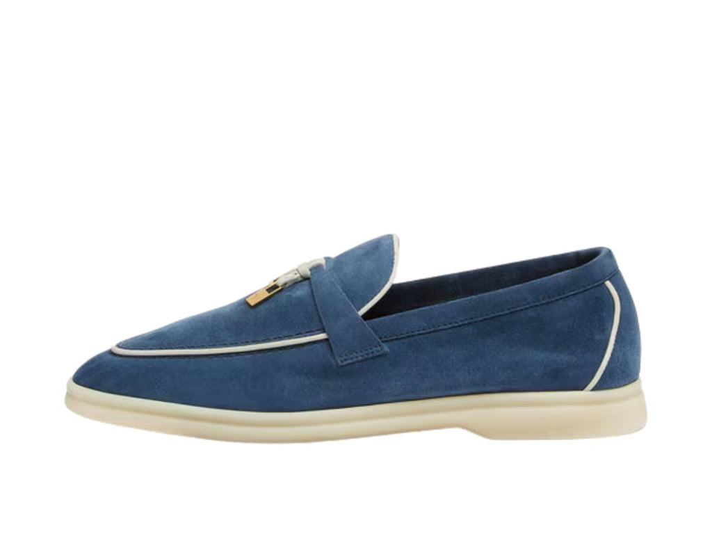 Loro Piana Summer Charms Walk Loafer Ocean Heart