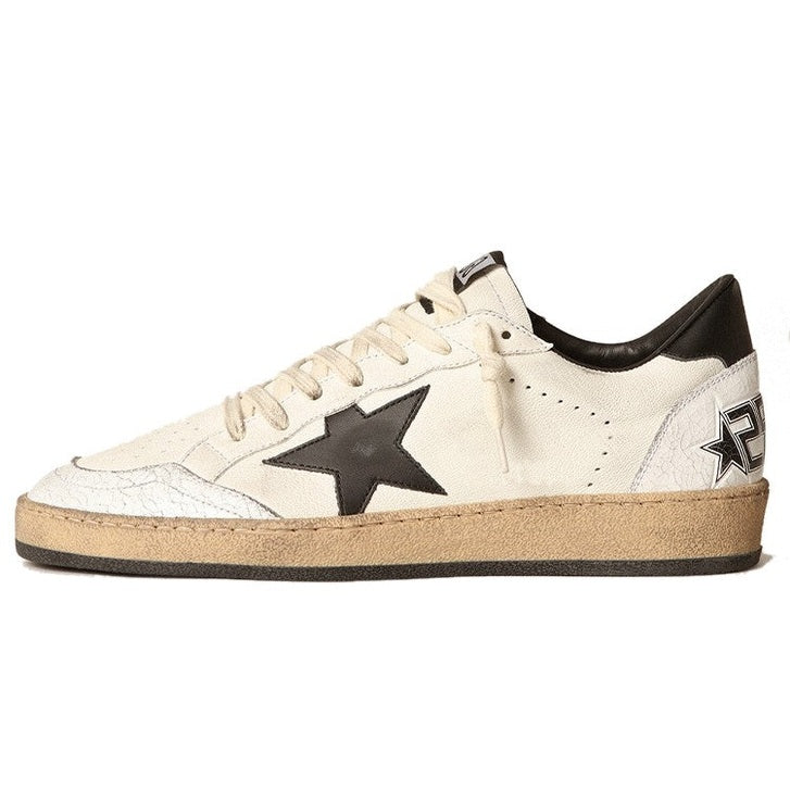 Golden Goose Ball Star Low Top Sneakers - White/Black