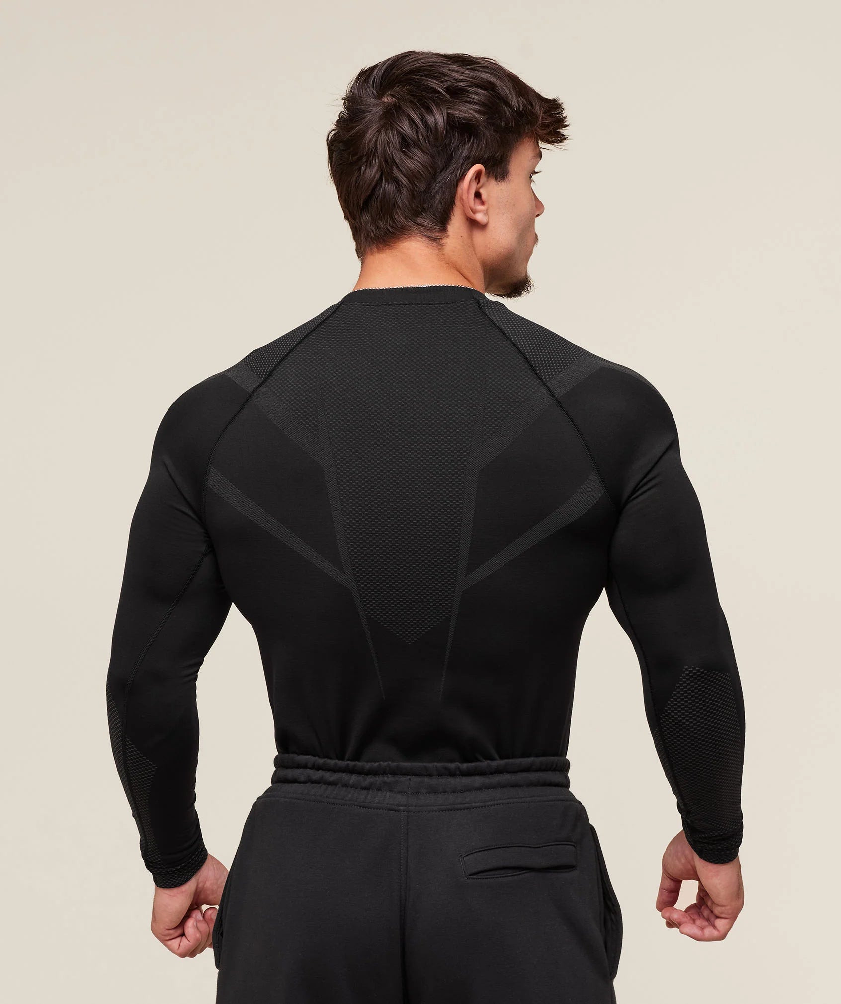 Onyx 5.0 Seamless Long Sleeve T-Shirt blackxblue