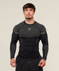 Onyx 5.0 Seamless Long Sleeve T-Shirt Blackxgrey (Pre Order)
