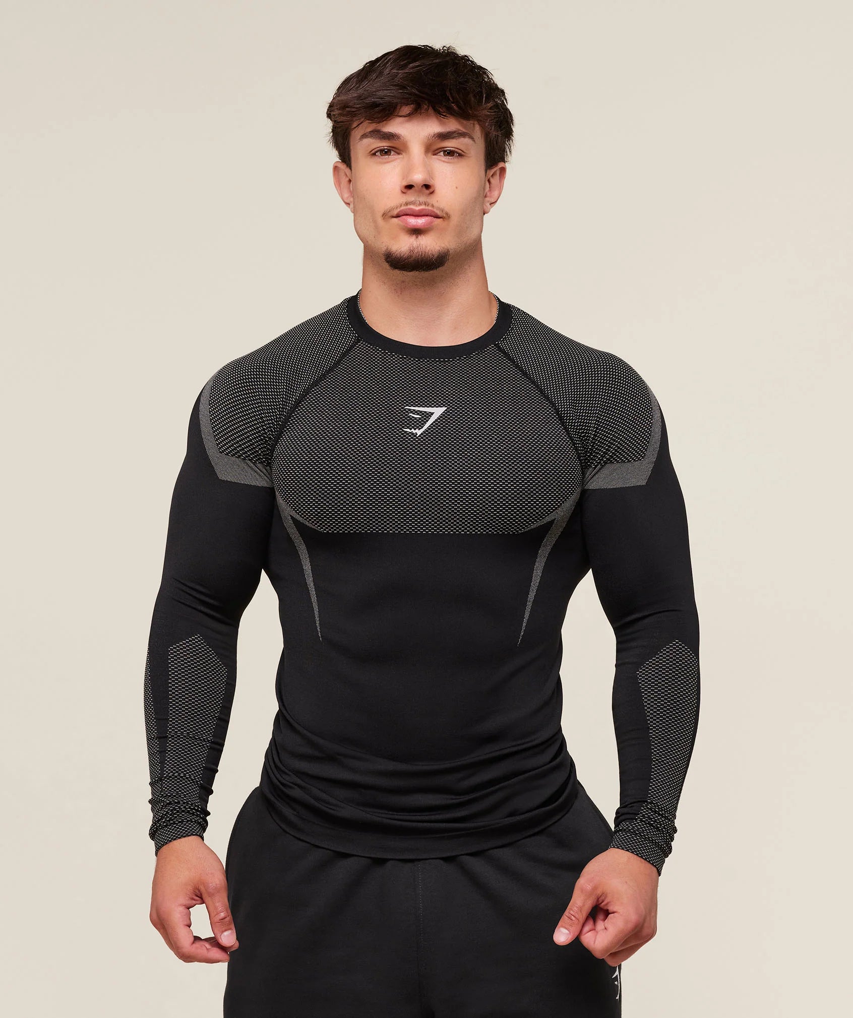 Onyx 5.0 Seamless Long Sleeve T-Shirt blackxgrey