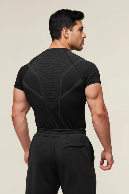 Seamless Compression T-Shirt Midnight