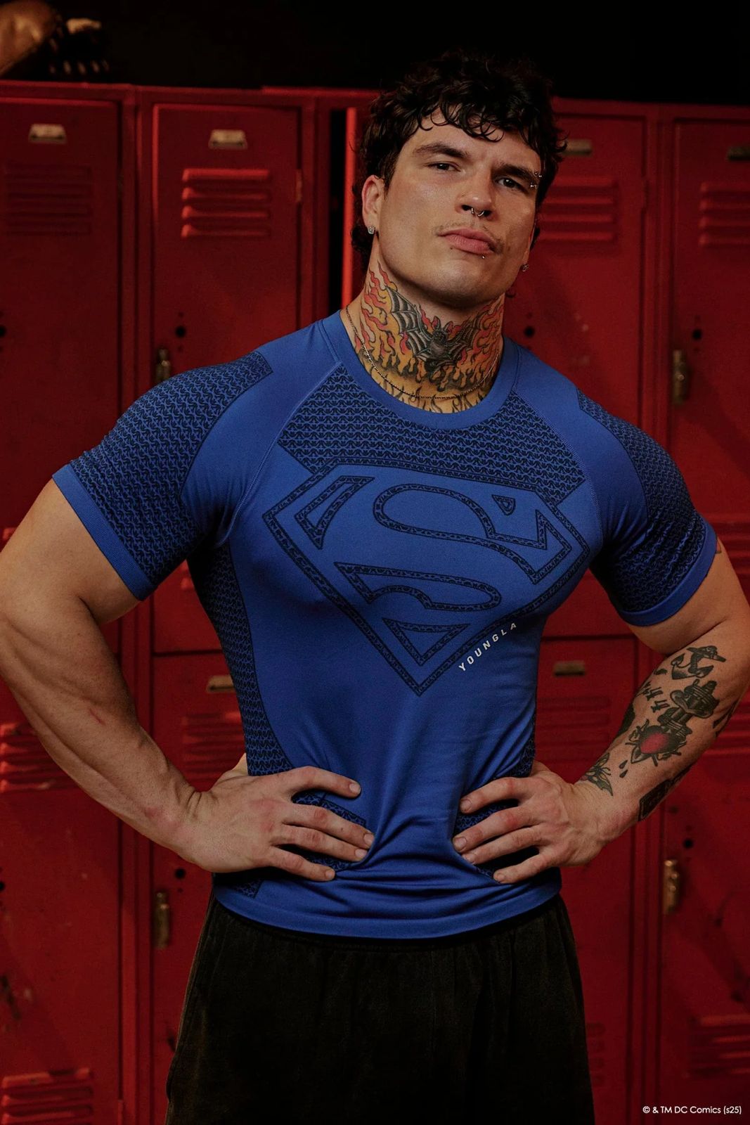 YoungLA x Superman Compression Tee (Pre Order)