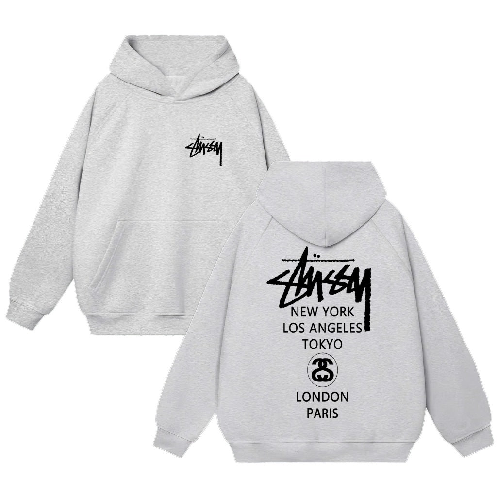stussy hoodie grey Pre Order